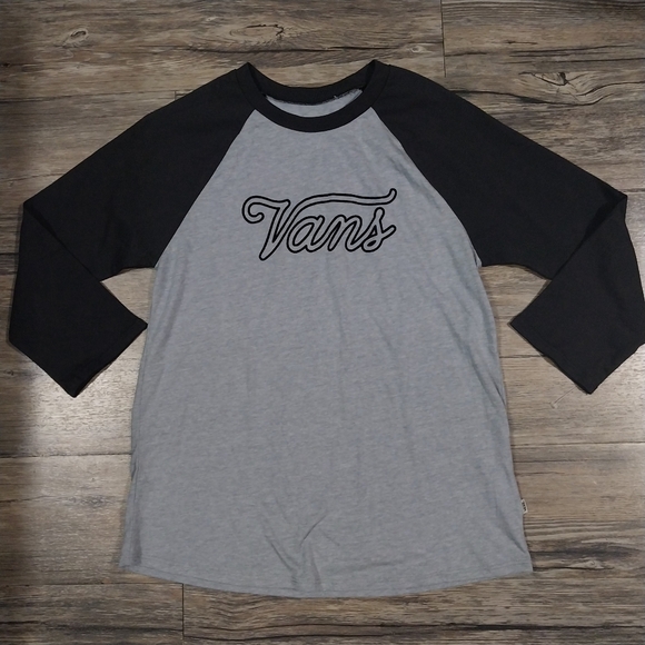 Vans Shirt Retro Vintage Y2K Vibes T-shirt Womens M Classic Baseball Logo Graphi - Picture 2 of 8